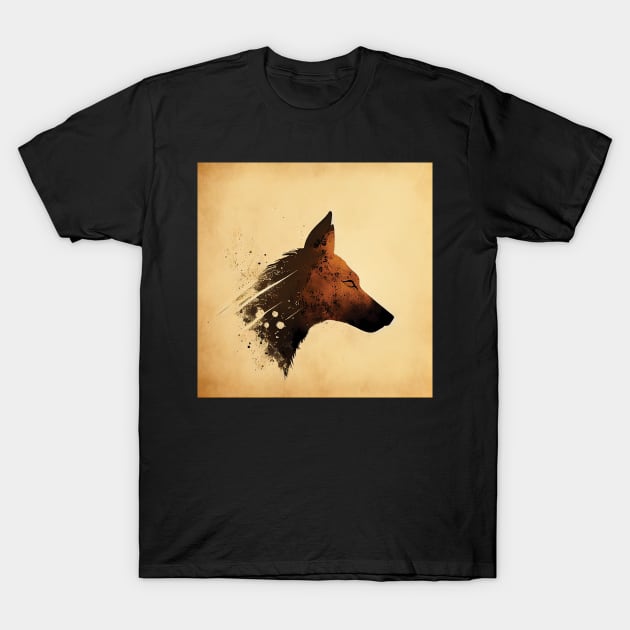 Cave Wolf T-Shirt by Focused Instability